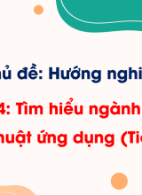 Bài 14. Tìm hiểu ngành nghề mĩ thuật ứng dụng (Tiết 1)